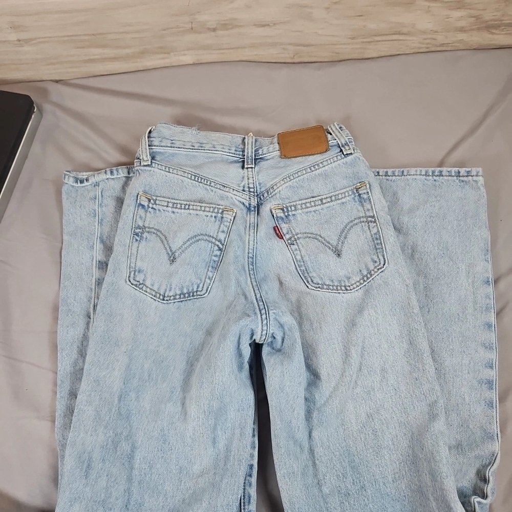 Levi's Light Blue Straight Leg Jeans